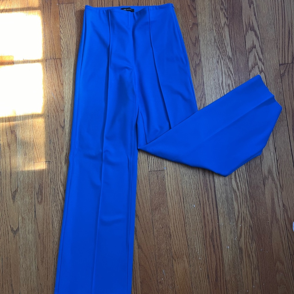 Ann Taylor Vibrant Blue Wide Leg Pants